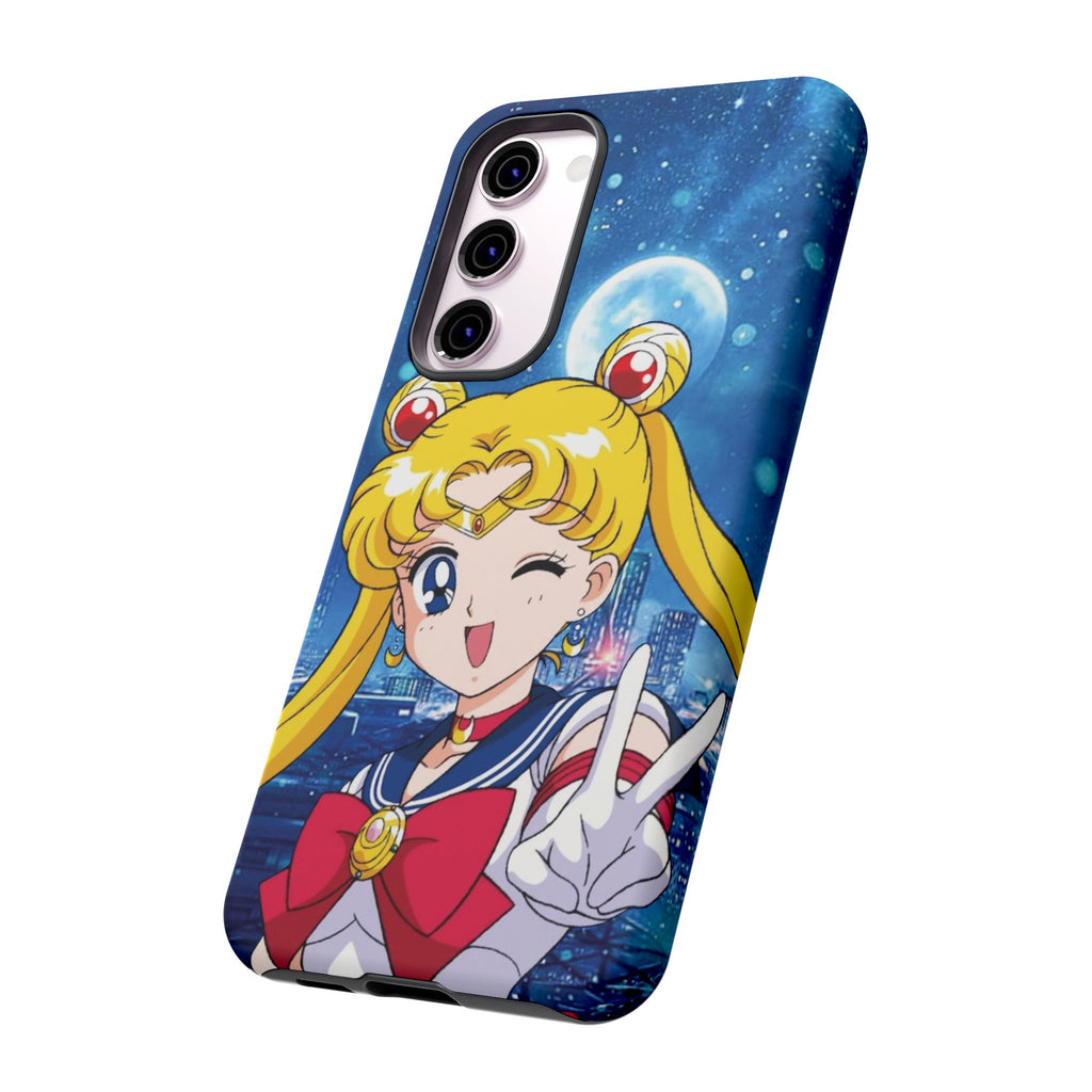 Blue S Moon Tough Case for iPhone, Galaxy, or Google Pixel