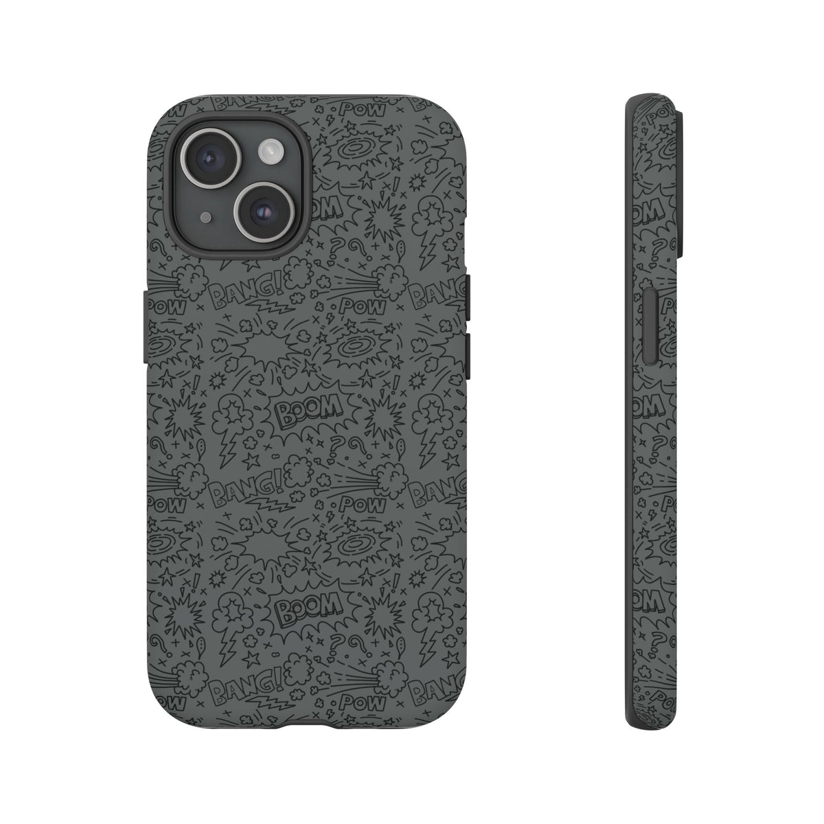 POW BOOM Comics style Tough Phone Case for iPhone, Galaxy, or Google Pixel