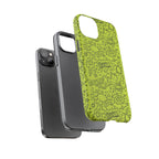 Neon Lime Wow Tough Case for iPhone, Galaxy, or Google Pixel