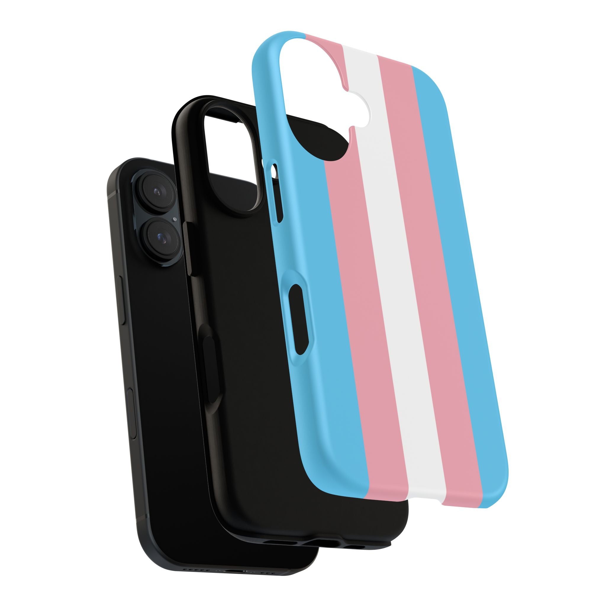 Trans Colors Tough Phone Case for iPhone, Galaxy, or Google Pixel