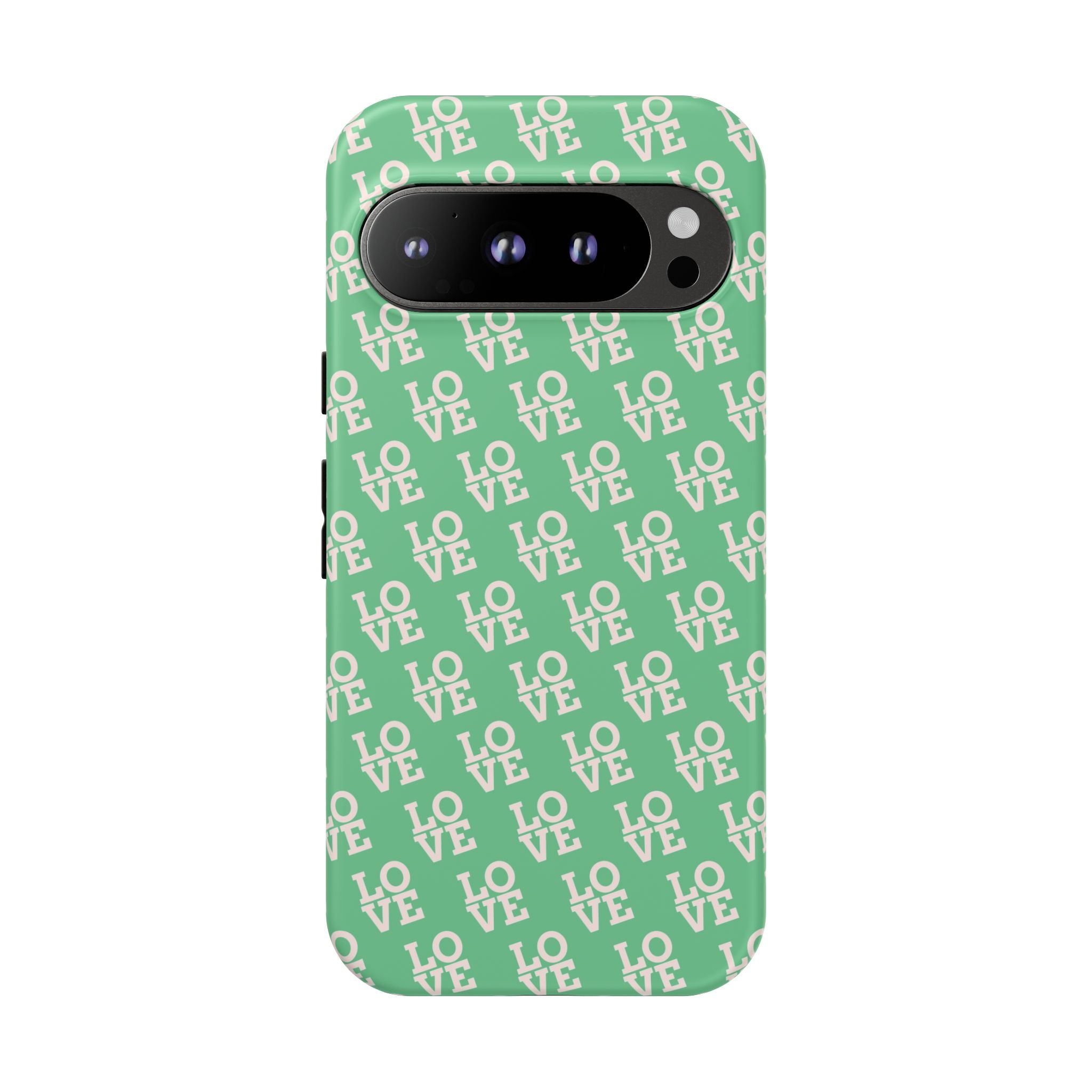 LOVE Aqua Tough Phone Case for iPhone, Galaxy, or Google Pixel