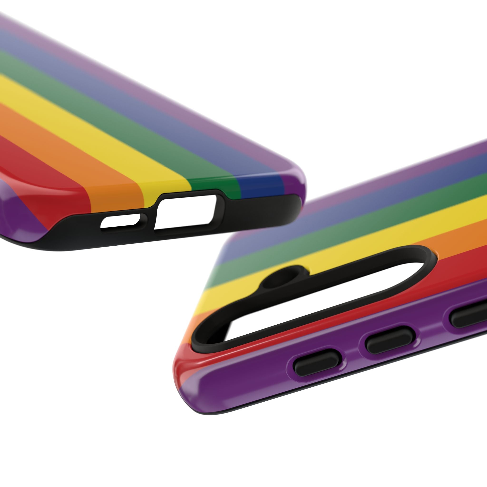 LGBTQ Rainbow Flag Tough Phone Case for iPhone, Galaxy, or Google Pixel
