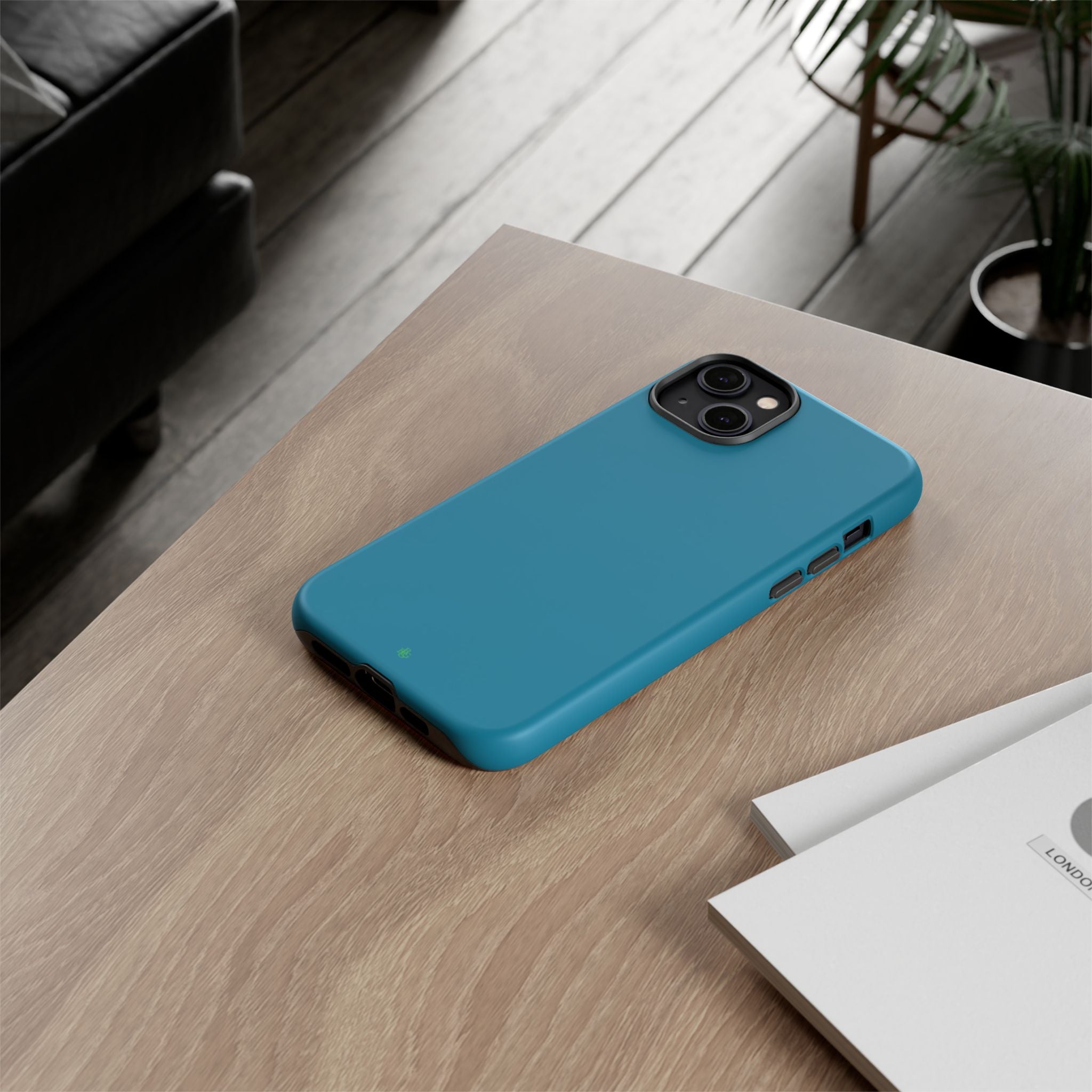 Teal Green RG Tough Phone Case for iPhone, Galaxy, or Google Pixel