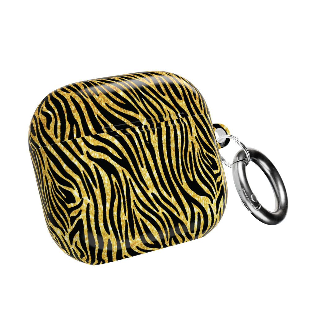 Gold Zebra AirPod Cases