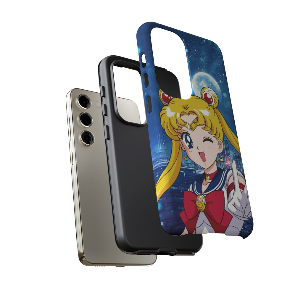 Blue S Moon Tough Case for iPhone, Galaxy, or Google Pixel