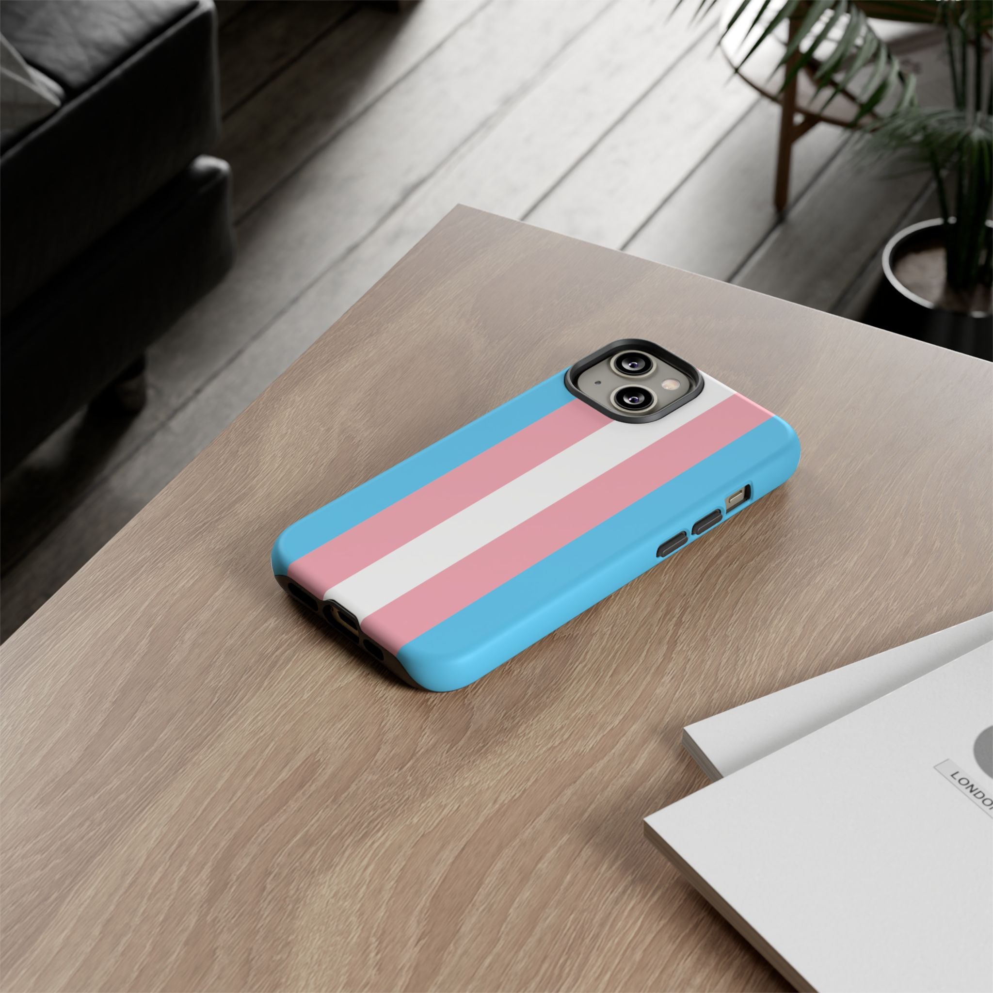 Trans Colors Tough Phone Case for iPhone, Galaxy, or Google Pixel