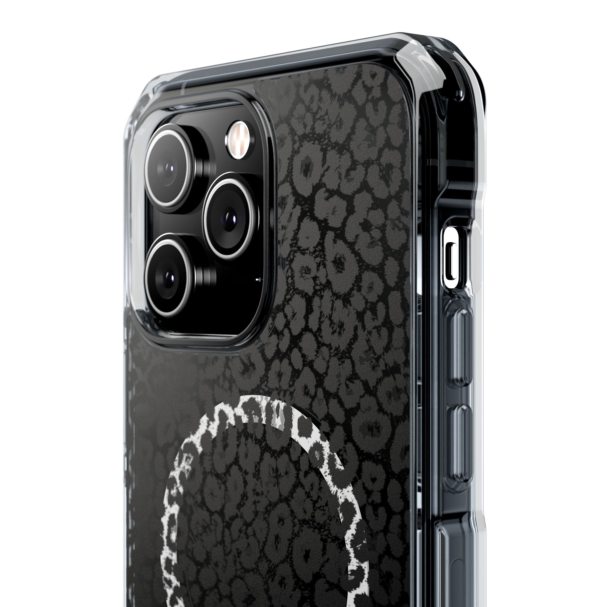 Leopard Magnetic iPhone 14, 15, 16 Series Clear Impact Cases