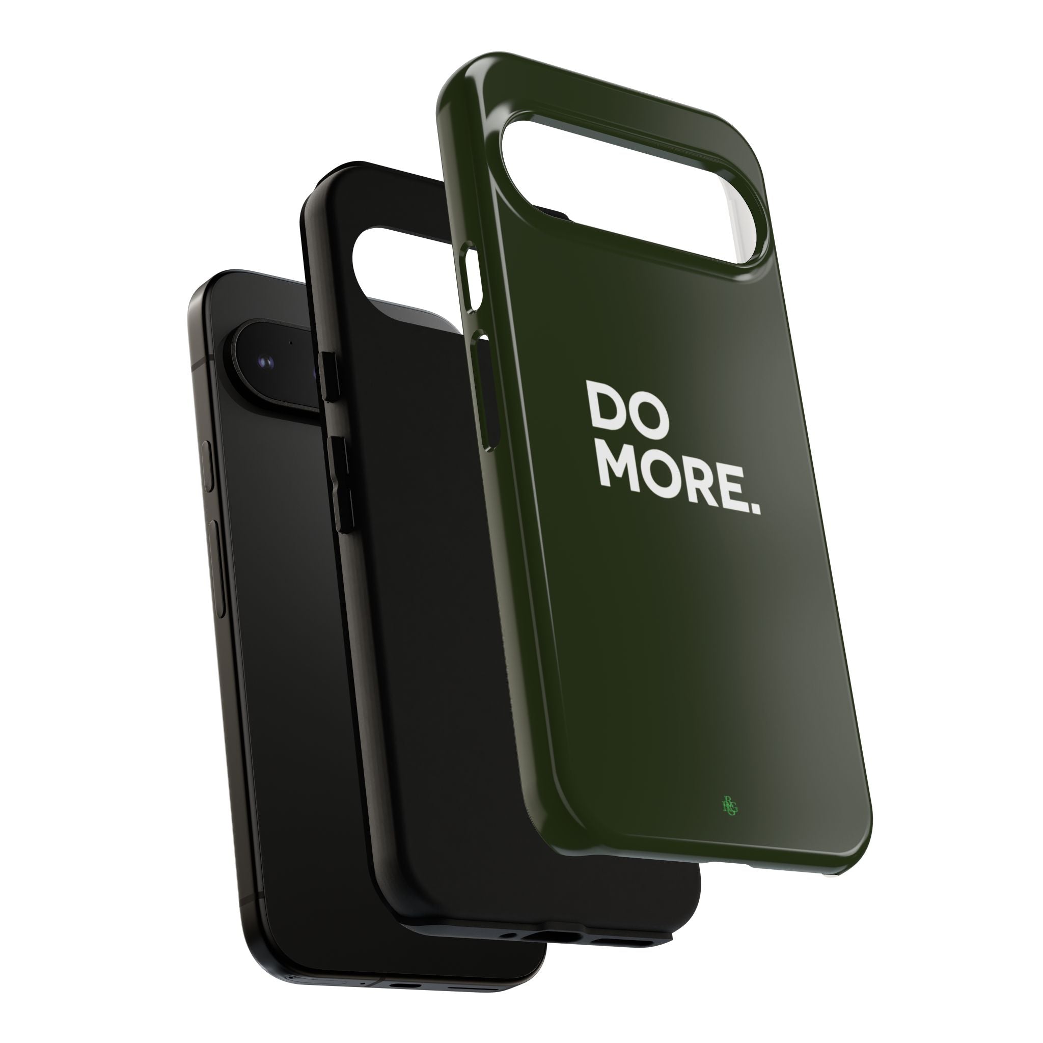 Olive Green Do More Tough Phone Case for iPhone, Galaxy, or Google Pixel