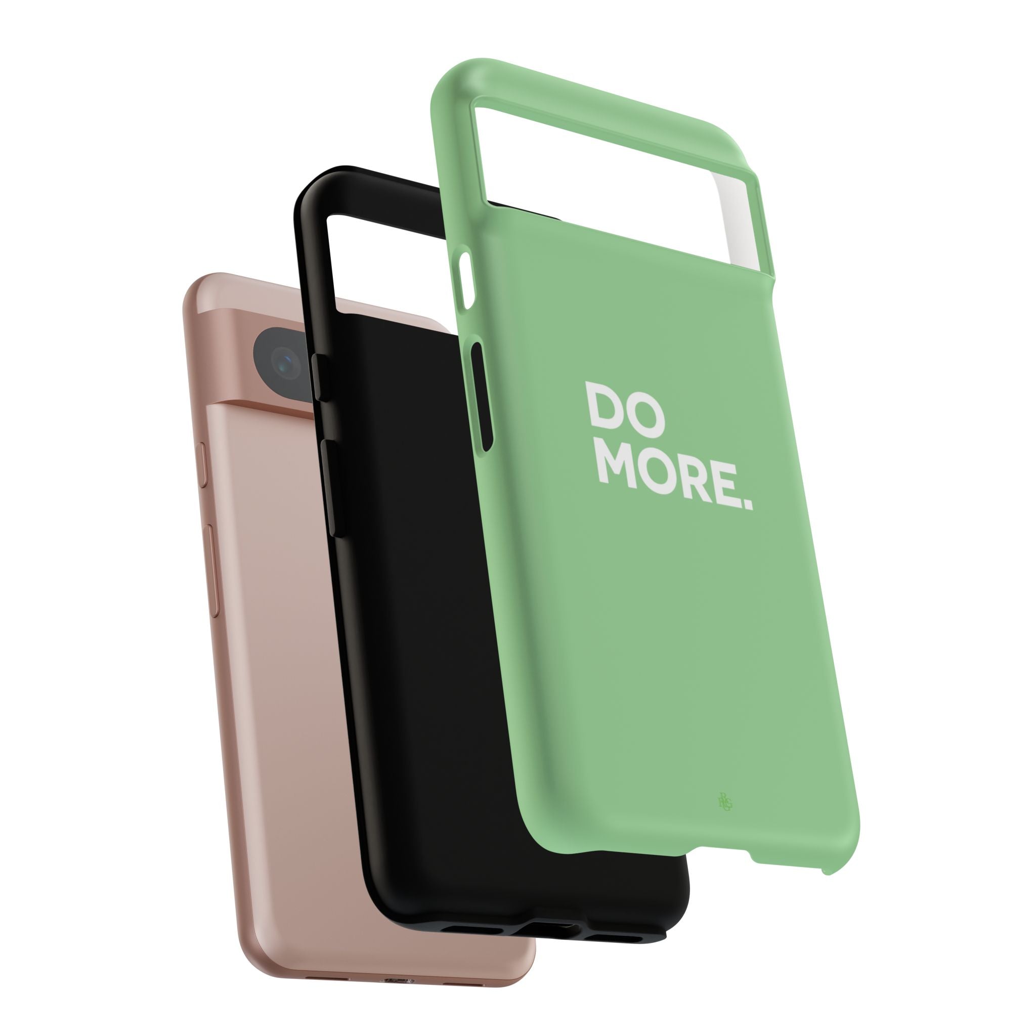 Do More Mint Green Tough Phone Case for iPhone, Galaxy,or Google Pixel