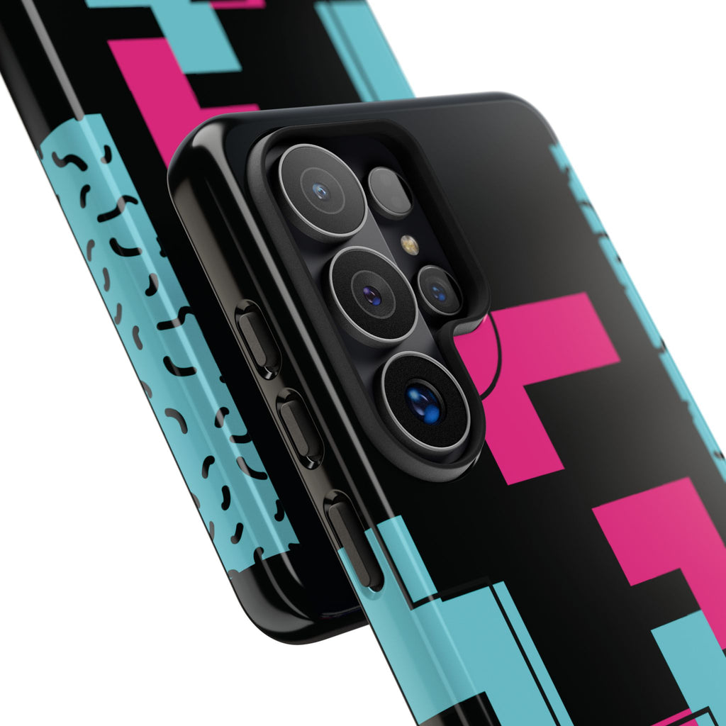 Retro Blocks LOVE Tough Case for iPhone, Galaxy or Google Pixel