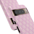 Pink 'LOVE' Pattern Tough Phone Case