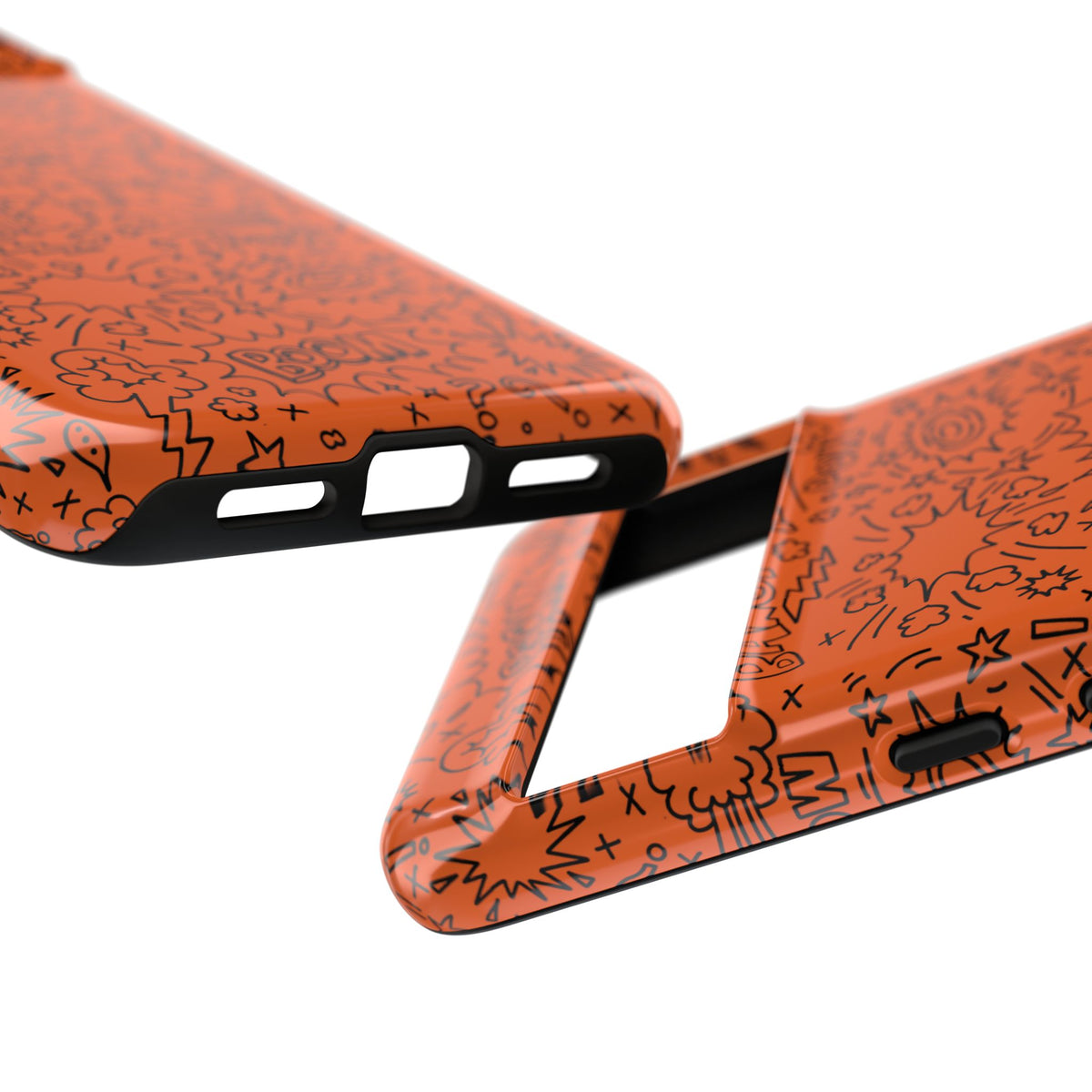 Wow Orange Tough Case for iPhone, Galaxy, or Google Pixel