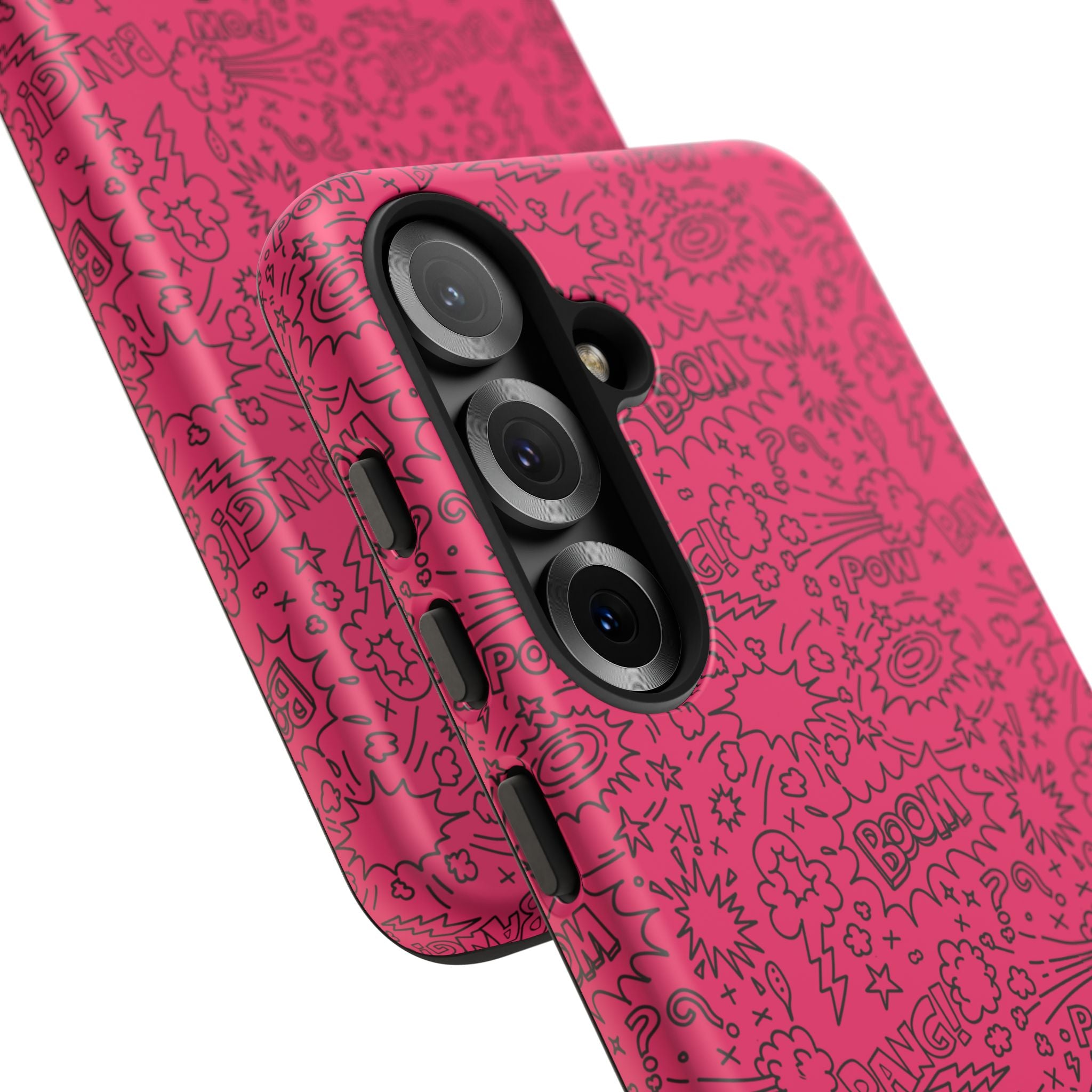 Pink Wow Tough Case for iPhone, Galaxy, or Google Pixel