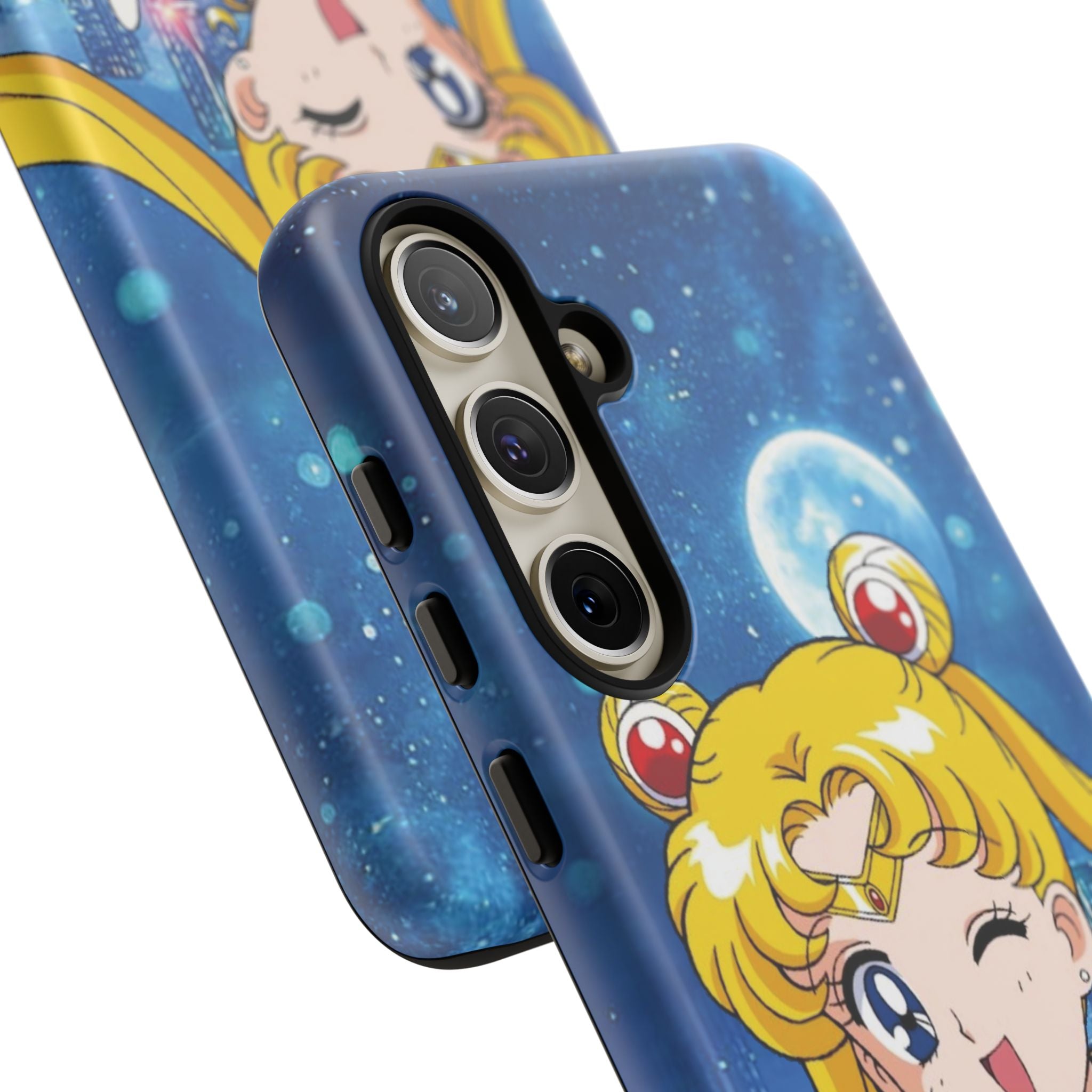Blue S Moon Tough Case for iPhone, Galaxy, or Google Pixel
