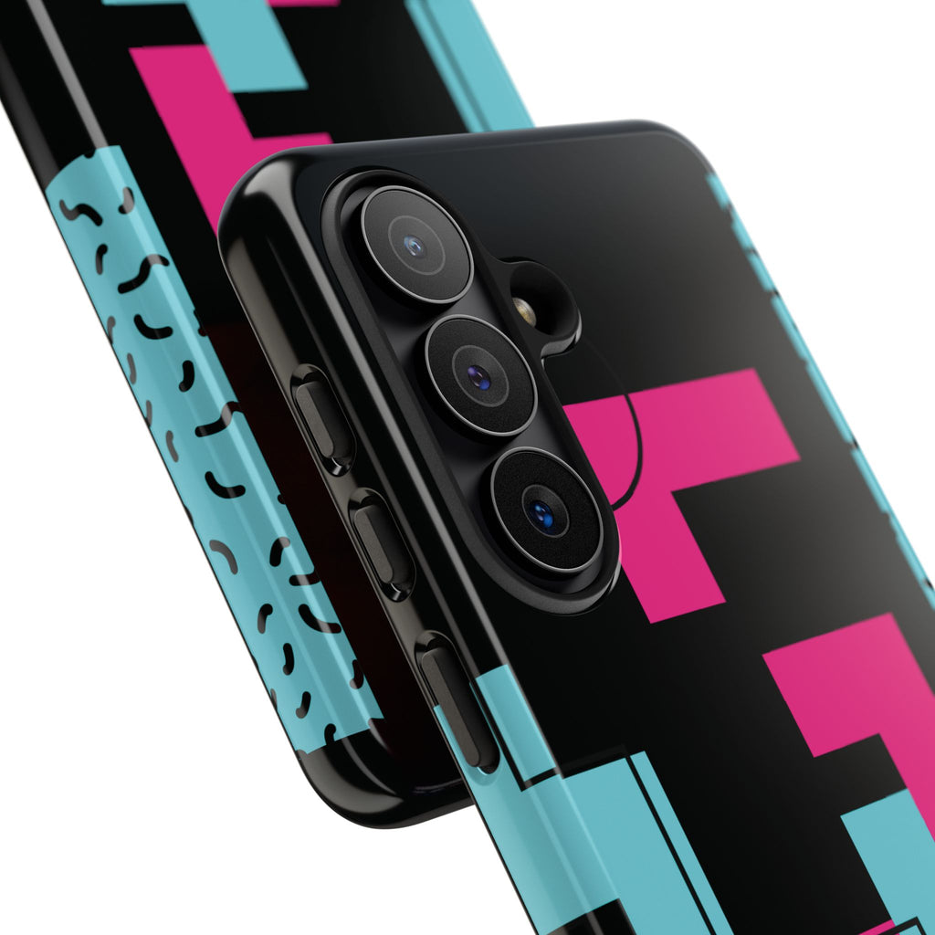 Retro Blocks LOVE Tough Case for iPhone, Galaxy or Google Pixel