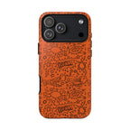 Wow Orange Tough Case for iPhone, Galaxy, or Google Pixel