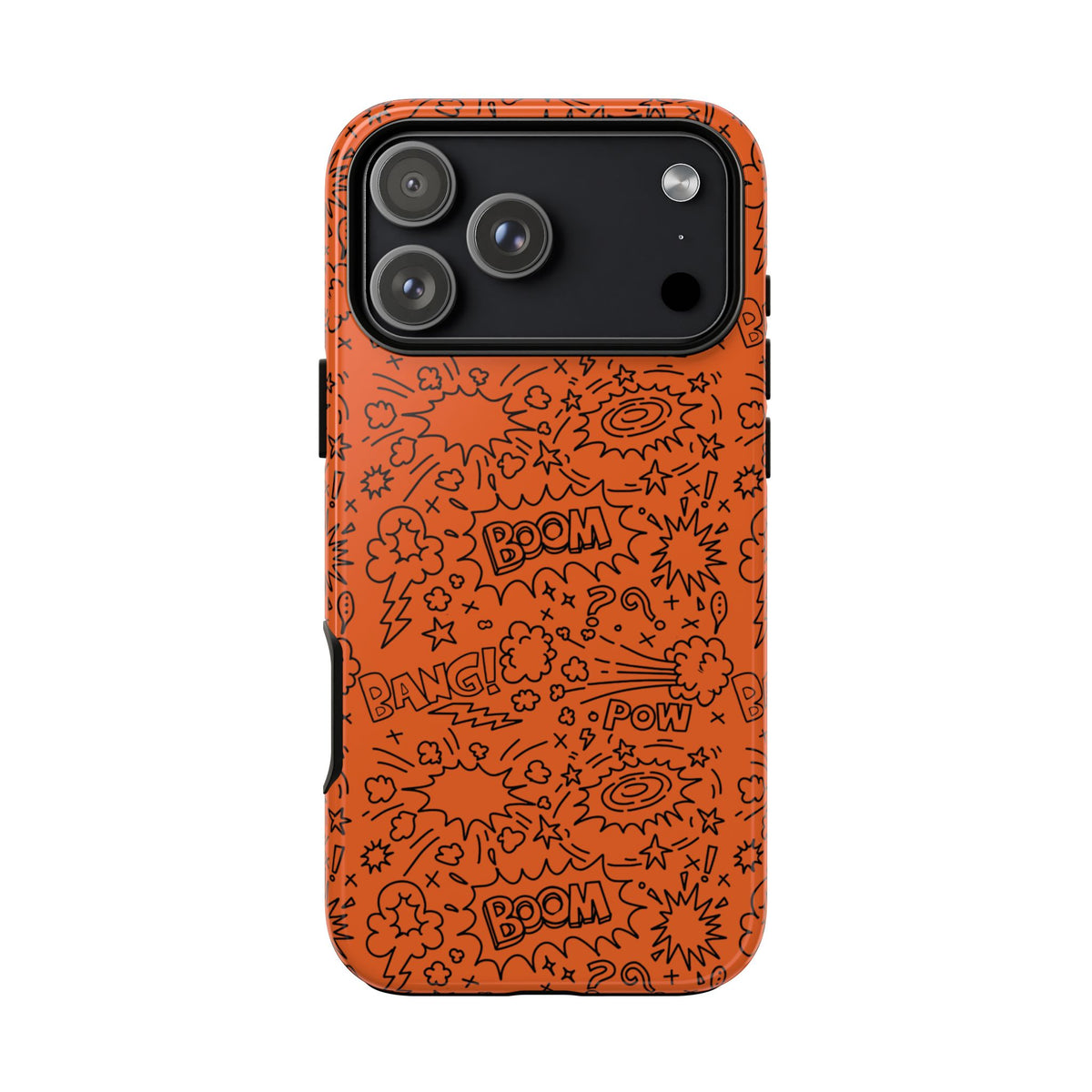Wow Orange Tough Case for iPhone, Galaxy, or Google Pixel