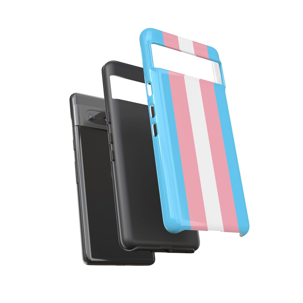 Trans Colors Tough Phone Case for iPhone, Galaxy, or Google Pixel