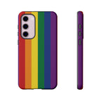 LGBTQ Rainbow Flag Tough Phone Case for iPhone, Galaxy, or Google Pixel