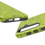 Neon Lime Wow Tough Case for iPhone, Galaxy, or Google Pixel