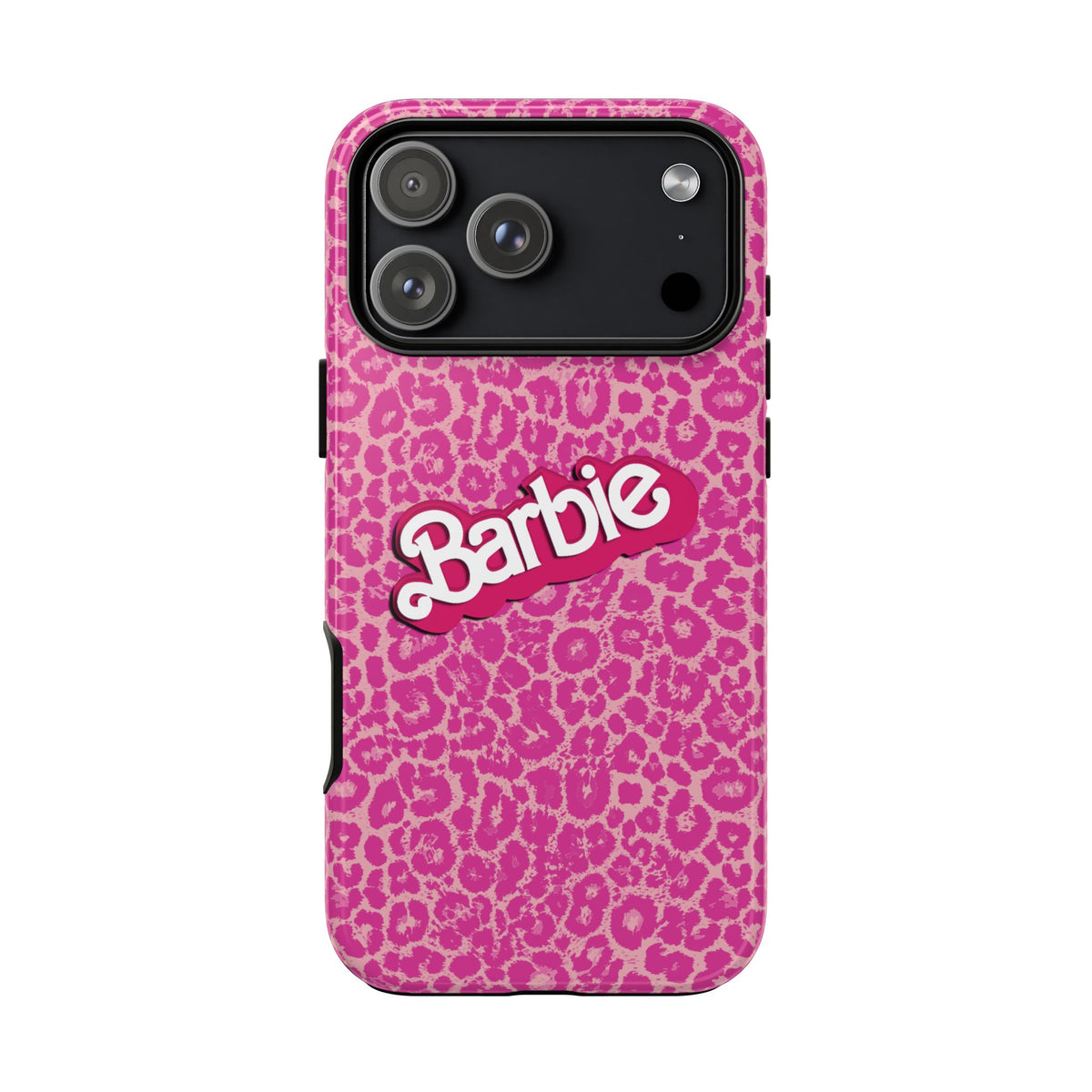 Hot Neon Pink Leopard Barb Tough Phone Case iPhone, Galaxy, or Google Pixel