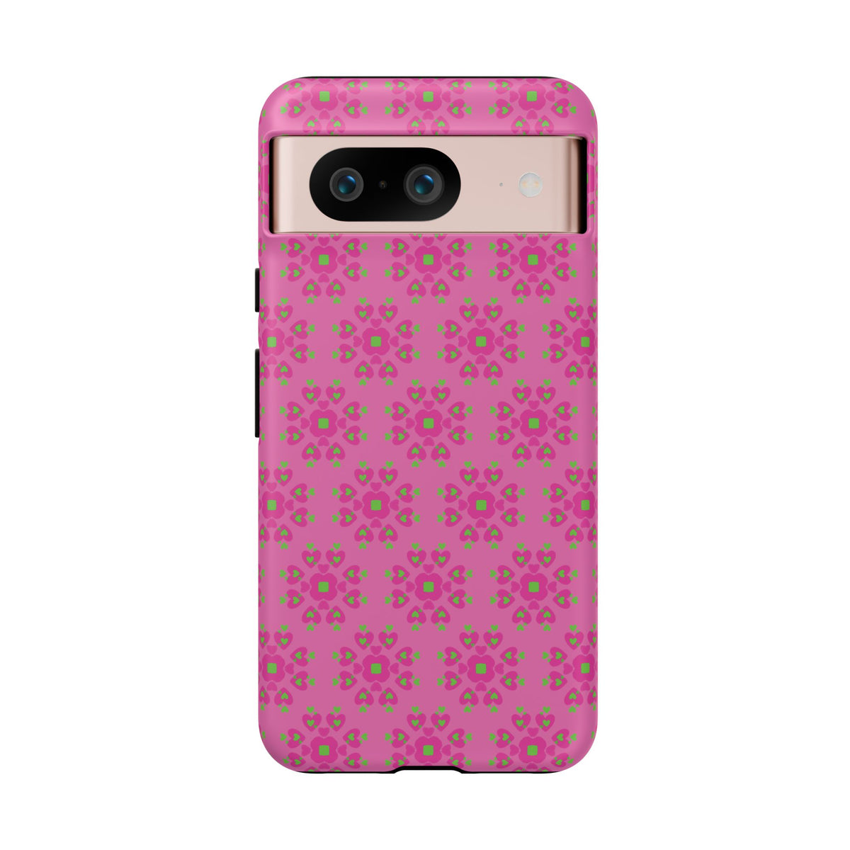 Floresta Heart Pink Tough Phone Case iPhone, Galaxy, or Google Pixel