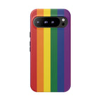 LGBTQ Rainbow Flag Tough Phone Case for iPhone, Galaxy, or Google Pixel