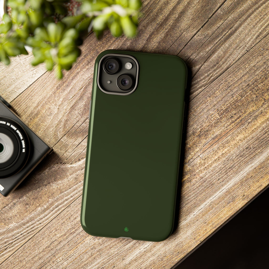 Olive Green Tough Phone Case for iPhone, Galaxy and Google Pixel