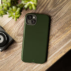 Olive Green Tough Phone Case for iPhone, Galaxy and Google Pixel