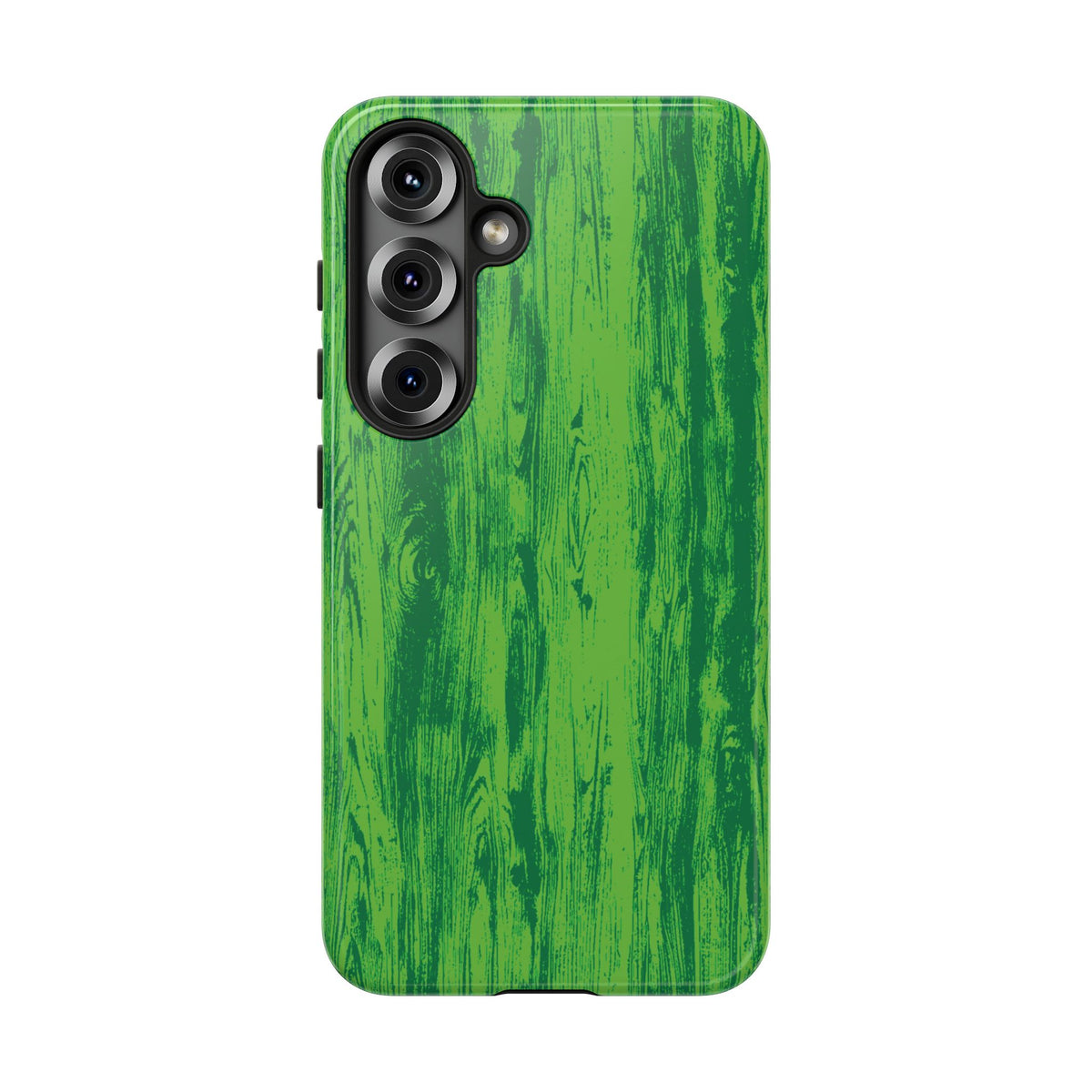 Neon Green Wood Tough Phone Case iPhone, Galaxy, or Google Pixel