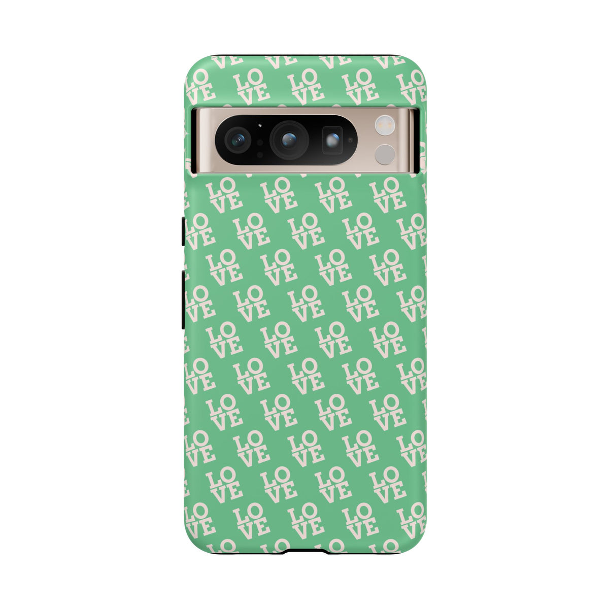 LOVE Aqua Tough Phone Case for iPhone, Galaxy, or Google Pixel