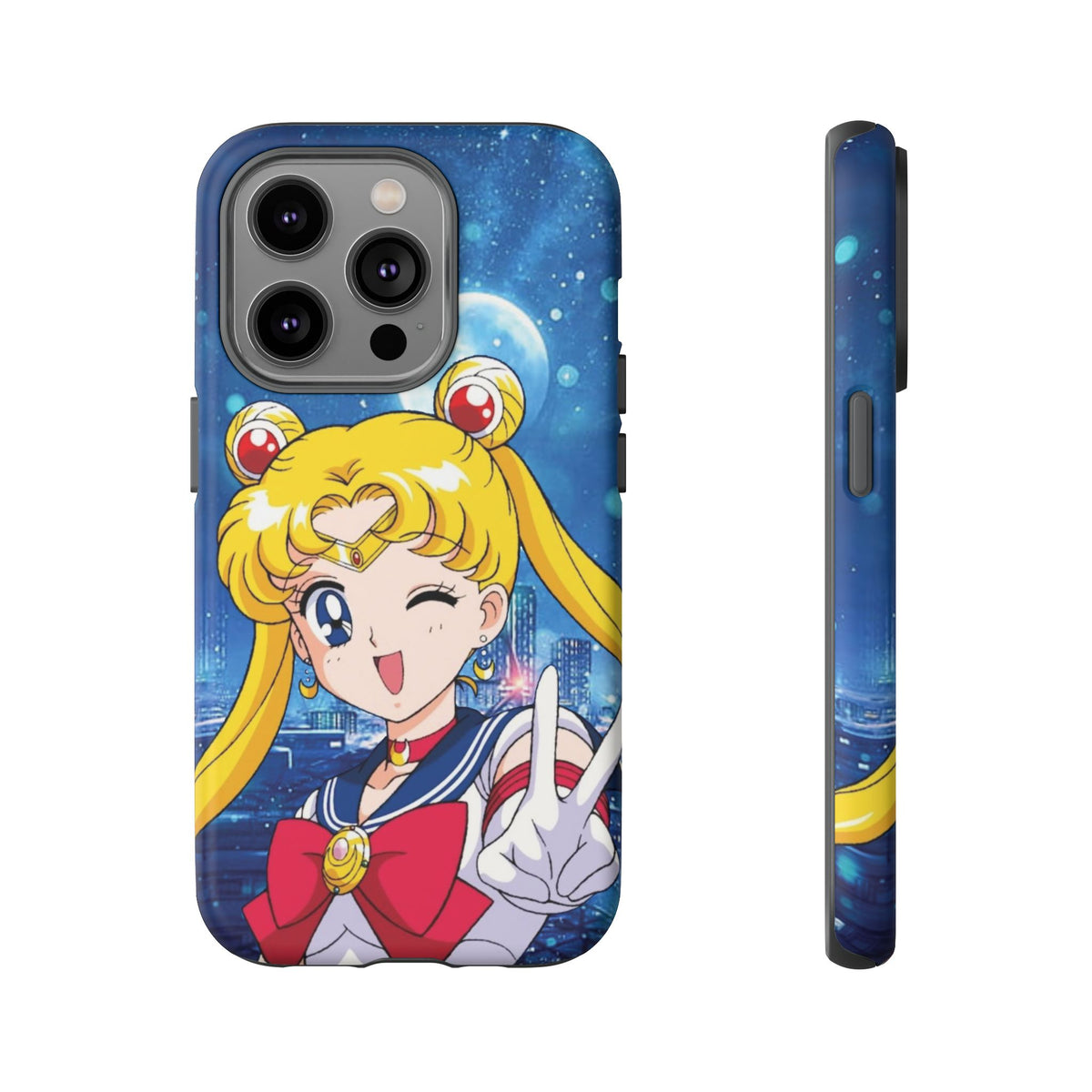 Blue S Moon Tough Case for iPhone, Galaxy, or Google Pixel