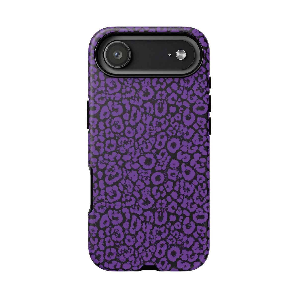 Purple Leopard Tough Case for iPhone, Galaxy or Google Pixel