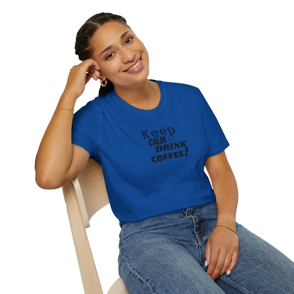 Keep Calm... Coffee Unisex Softstyle T-Shirt