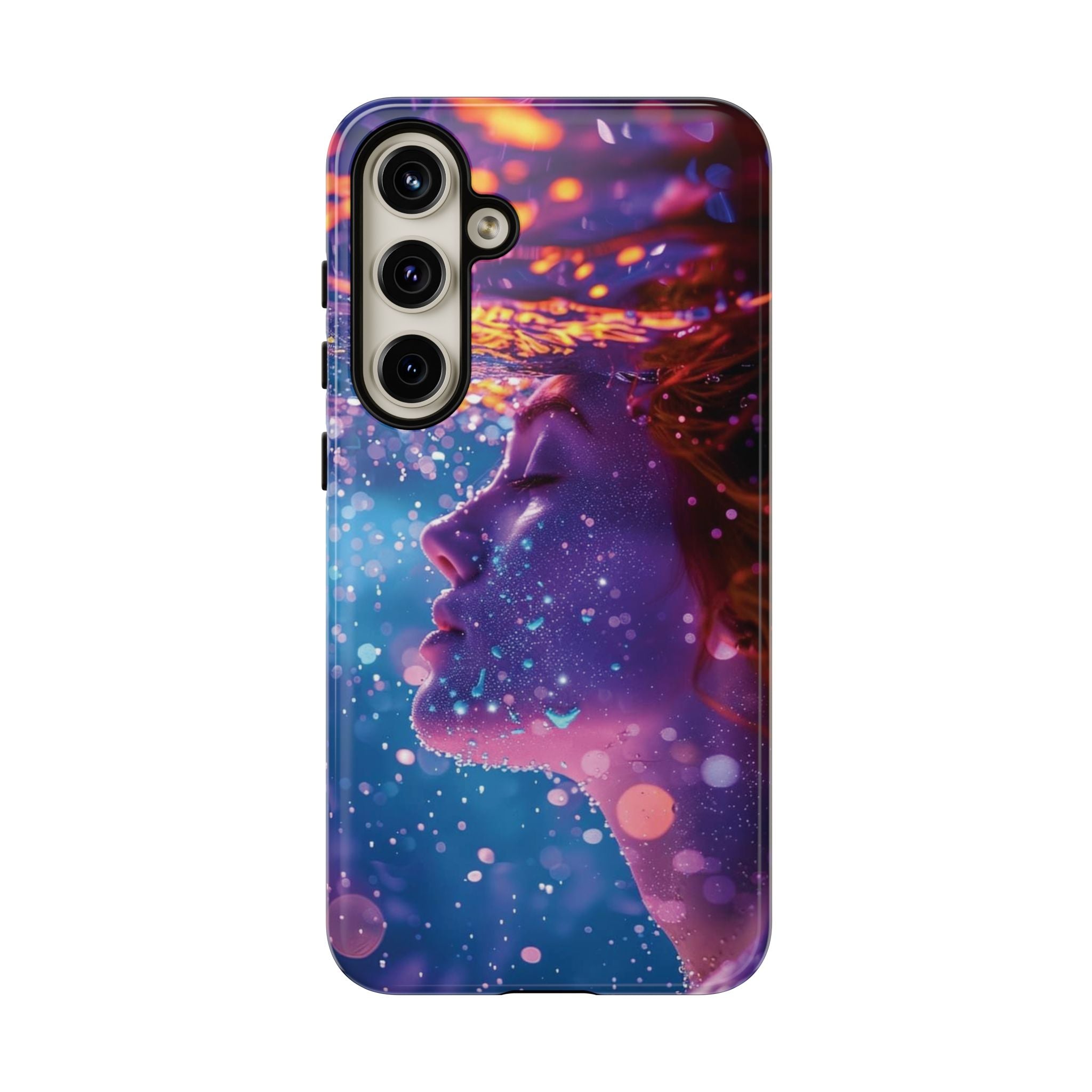 Meditating Underwater Tough Phone Case for iPhone, Galaxy, or Google Pixel
