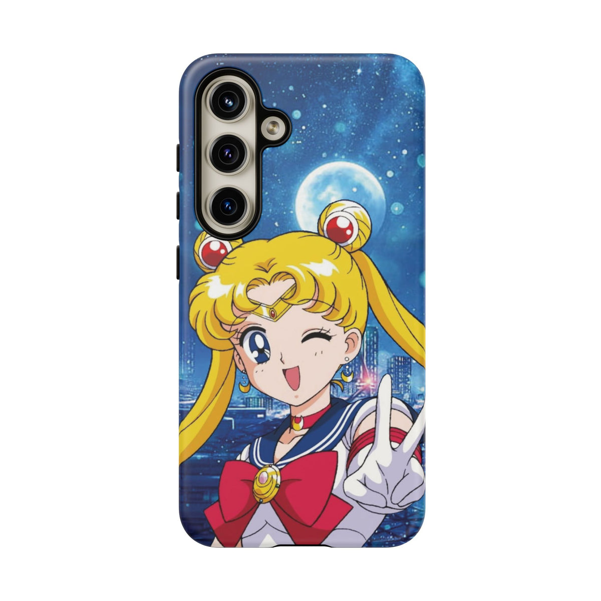 Blue S Moon Tough Case for iPhone, Galaxy, or Google Pixel