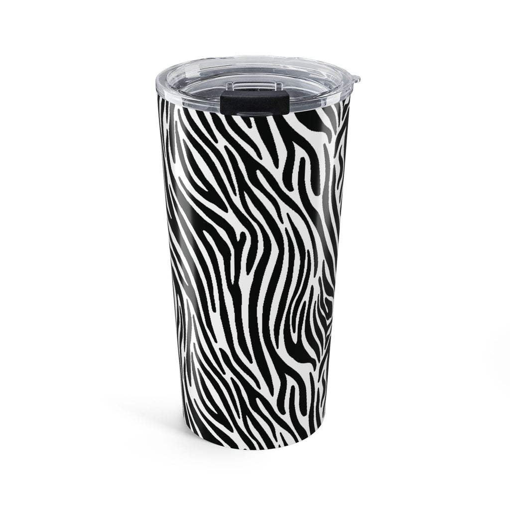 Black and White Zebra Tumbler 20oz