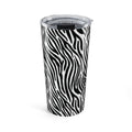 Black and White Zebra Tumbler 20oz