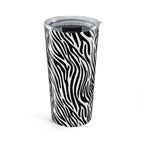Black and White Zebra Tumbler 20oz