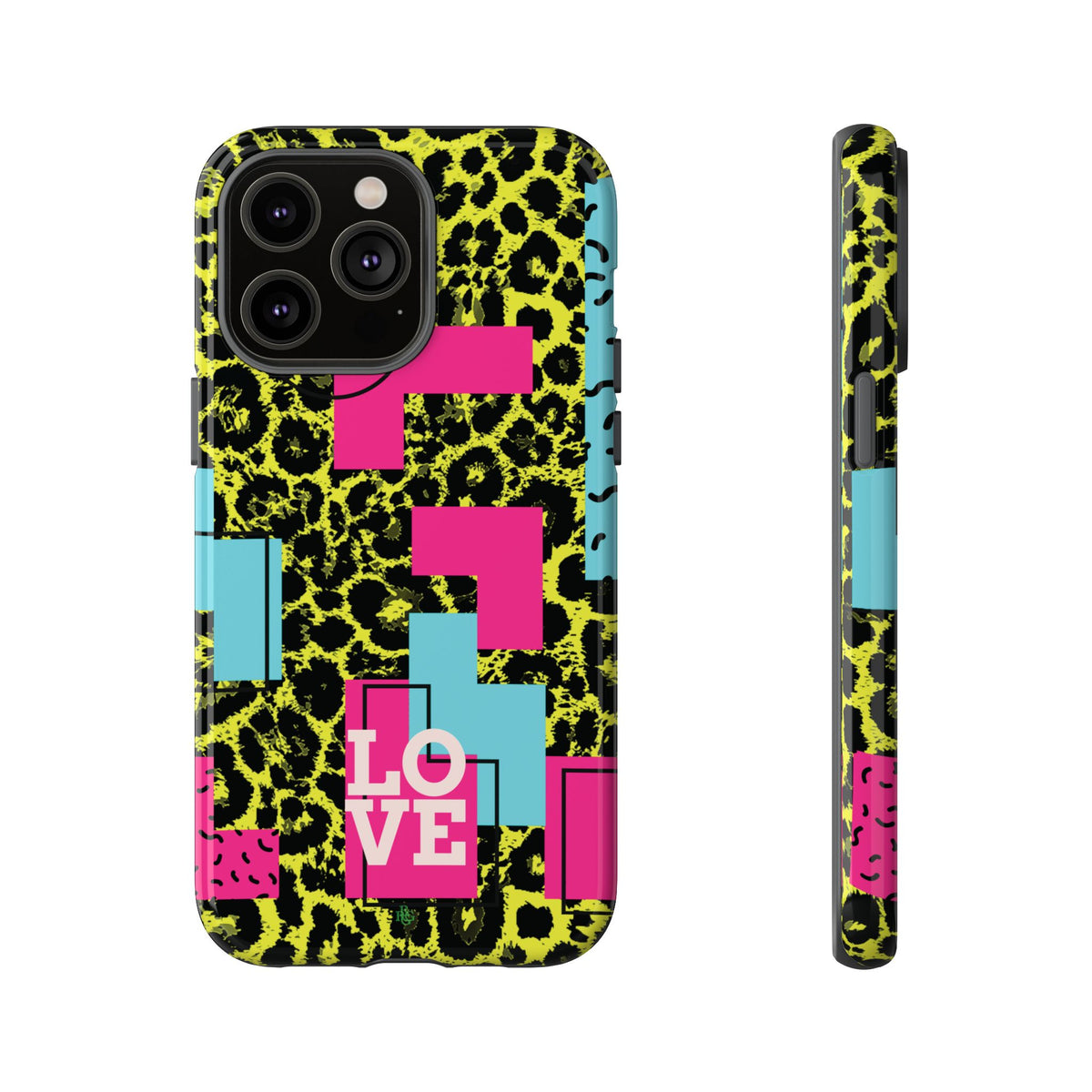 LOVE Neon Yellow RG Phone Case iPhone, Galaxy and Google Tough Cases