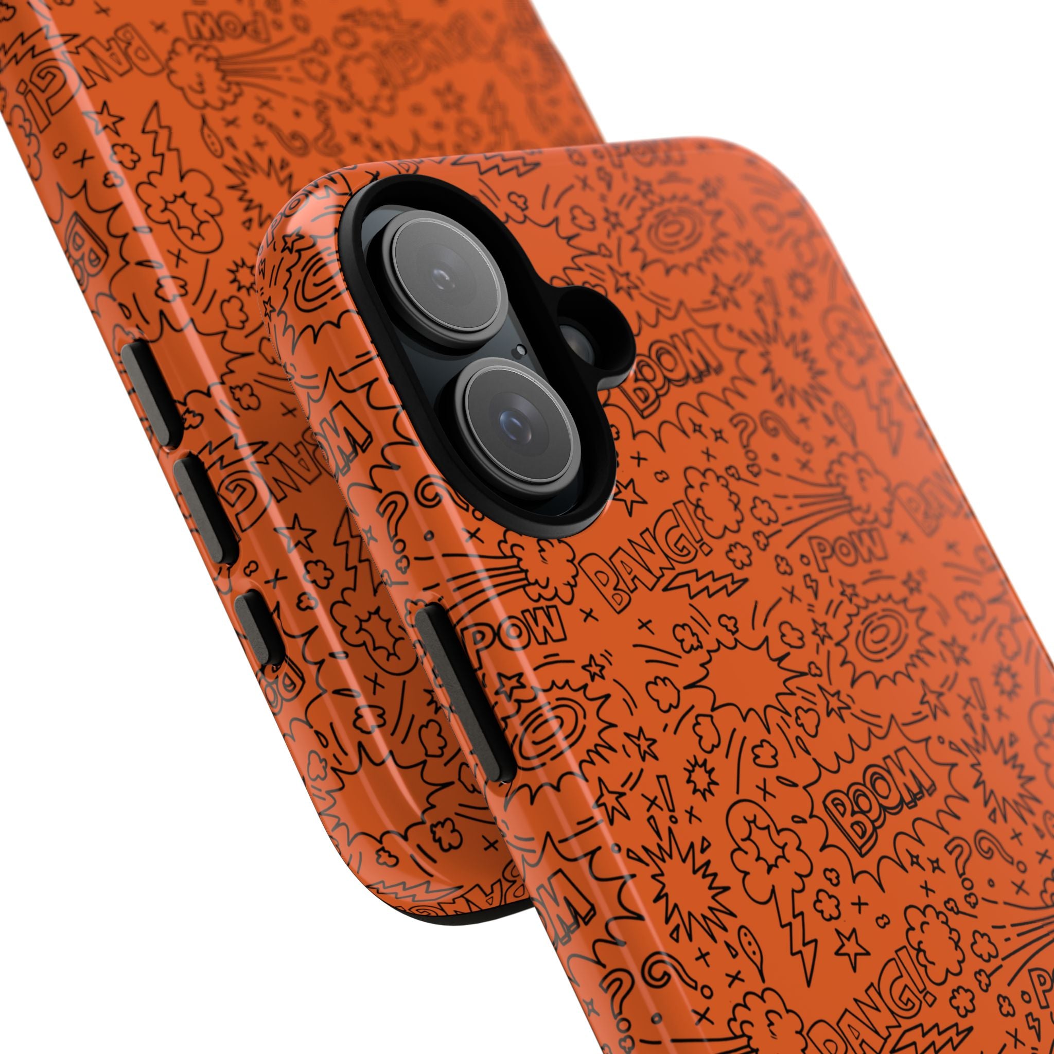 Wow Orange Tough Case for iPhone, Galaxy, or Google Pixel