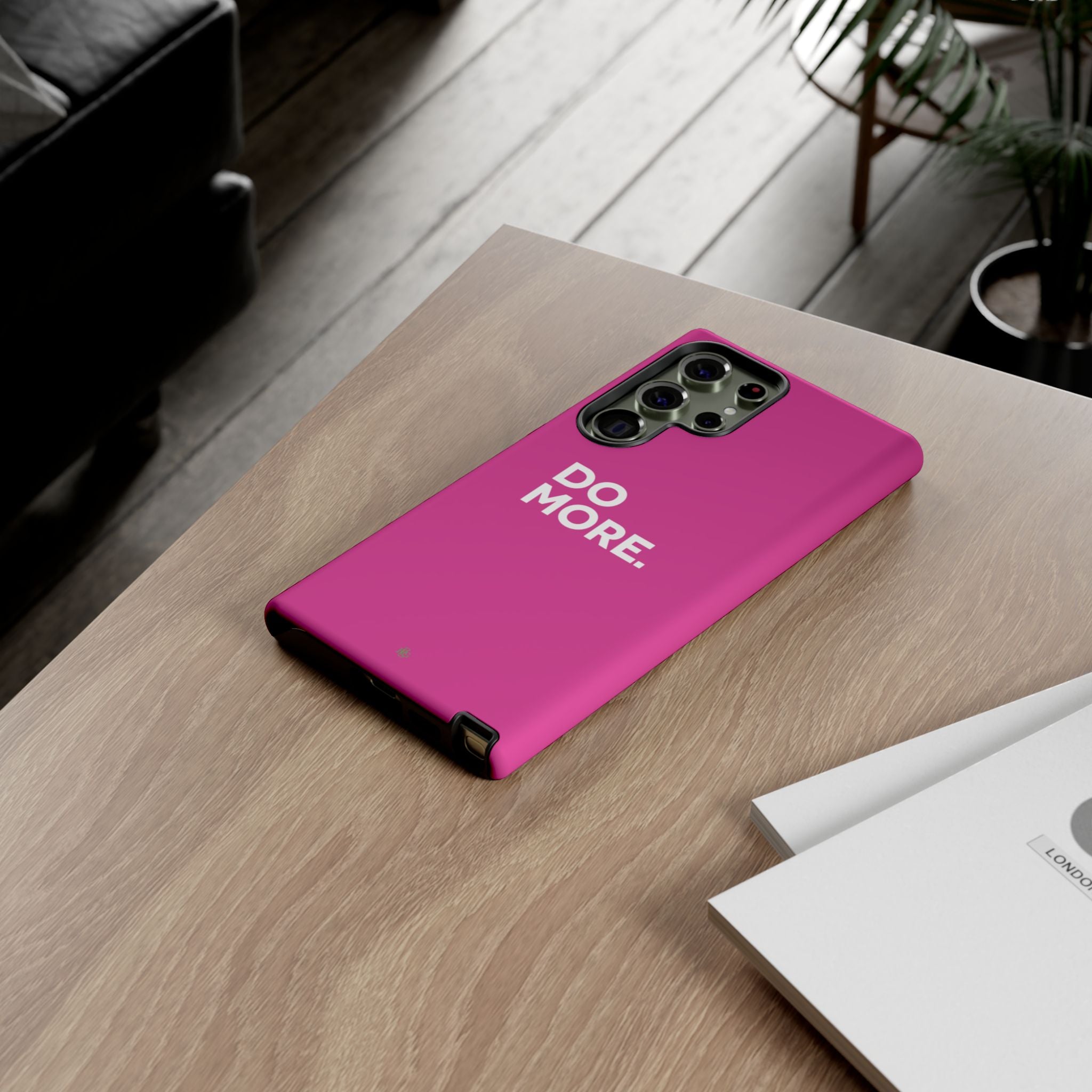Bright Pink Do More Tough Case for iPhone, Galaxy, or Google Pixel