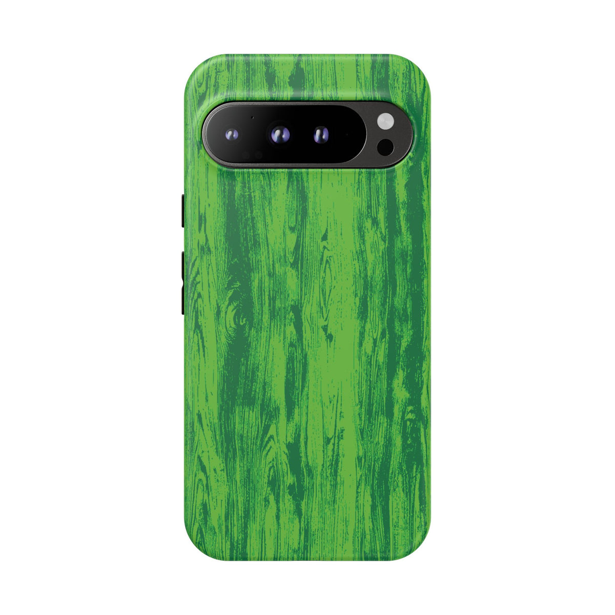 Neon Green Wood Tough Phone Case iPhone, Galaxy, or Google Pixel