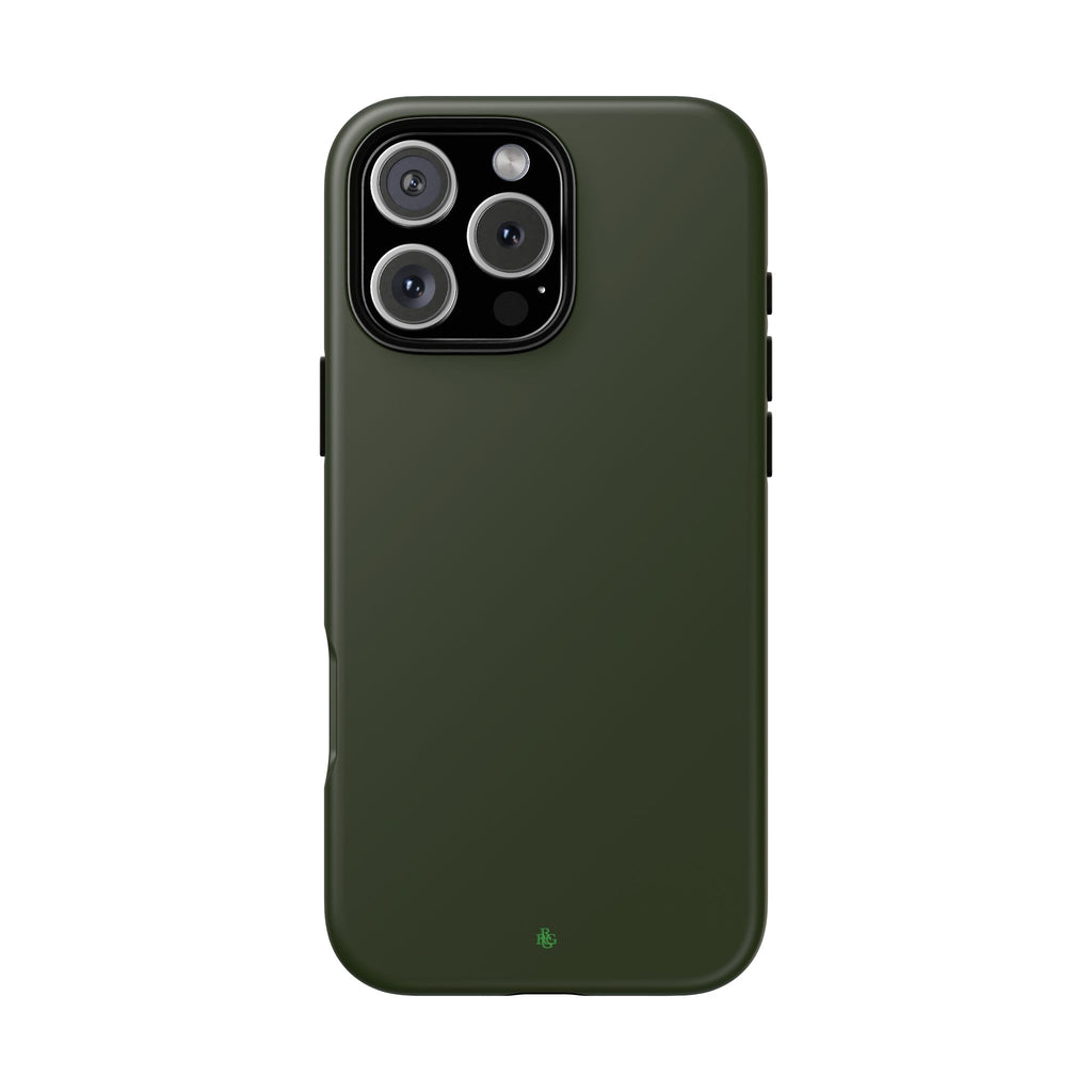 Olive Green Tough Phone Case for iPhone, Galaxy and Google Pixel