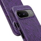 Purple Zebra Tough Phone Case for iPhone, Galaxy, or Google Pixel