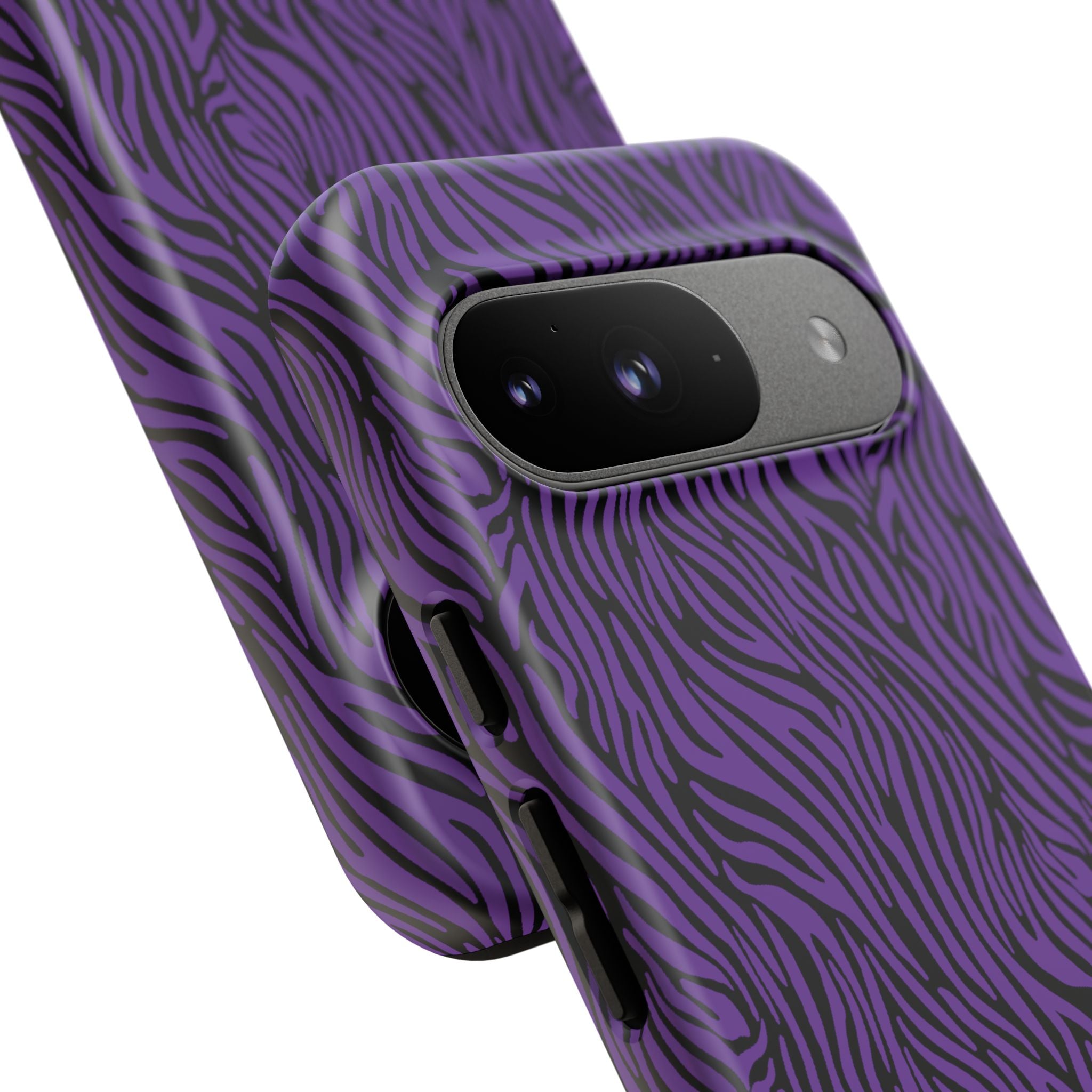 Purple Zebra Tough Phone Case for iPhone, Galaxy, or Google Pixel