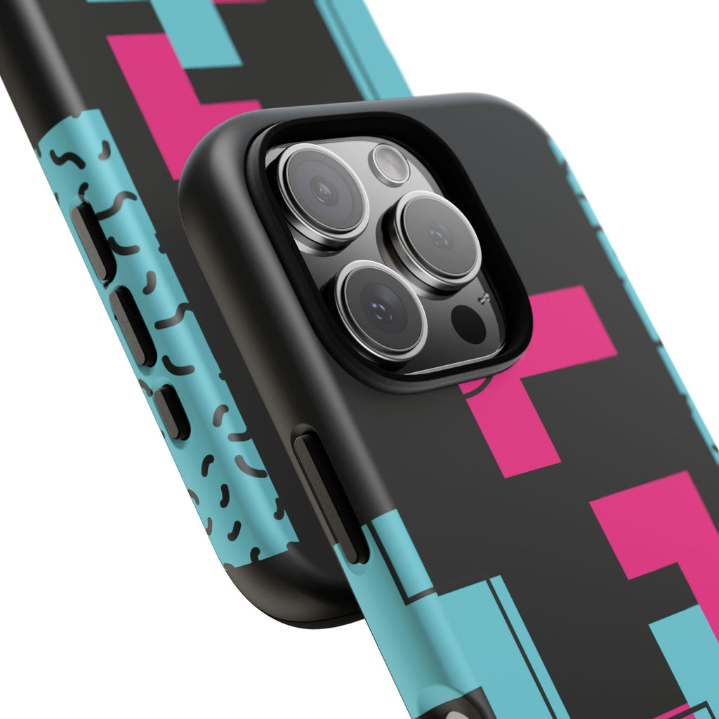 Retro Blocks LOVE Tough Case for iPhone, Galaxy or Google Pixel