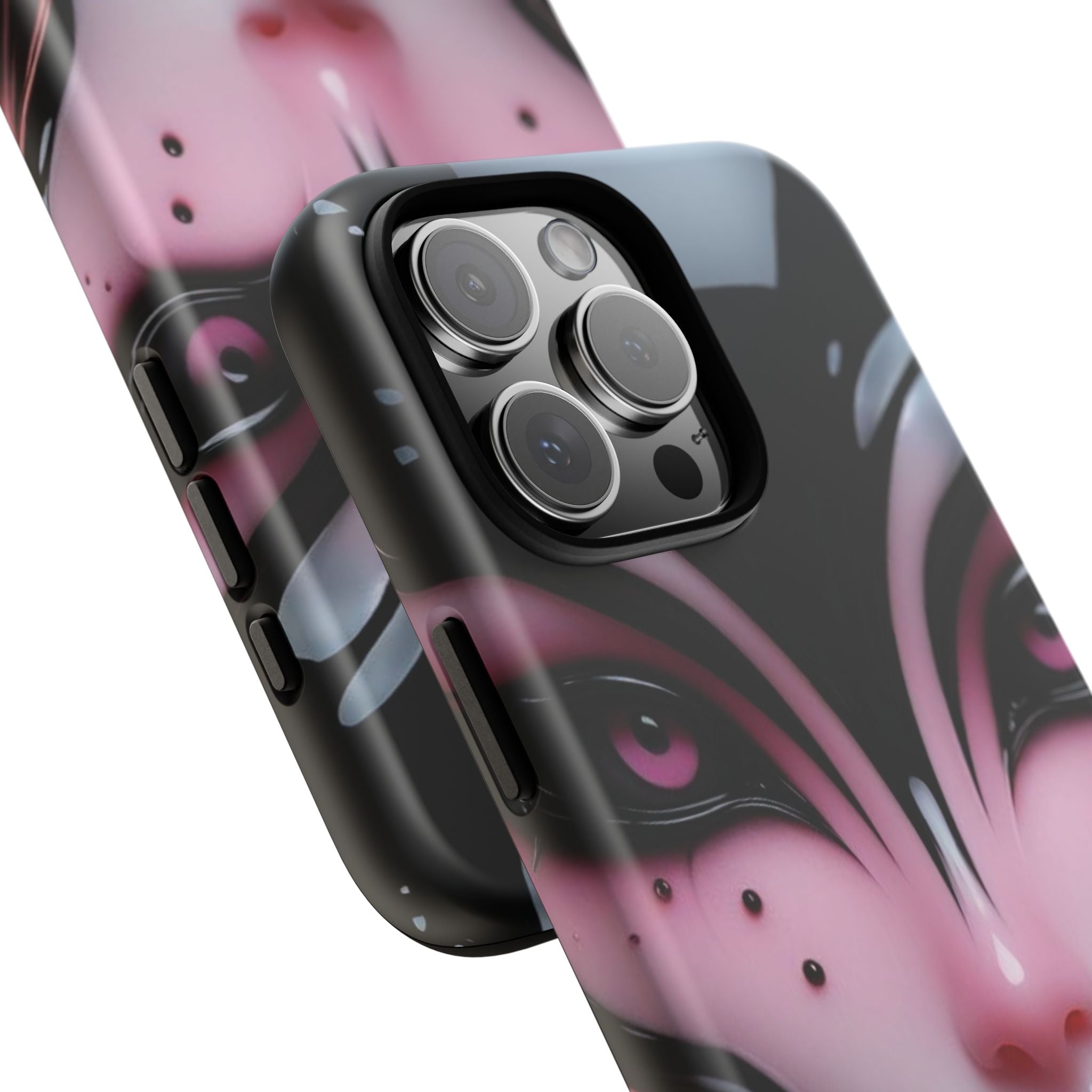 Pink Alien Tough Phone Case for iPhone, Galaxy, or Google Pixel