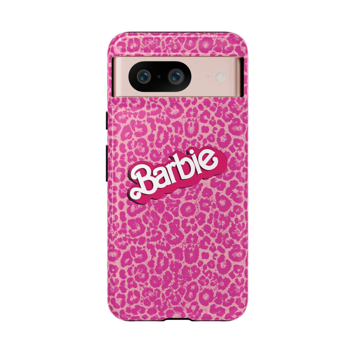 Hot Neon Pink Leopard Barb Tough Phone Case iPhone, Galaxy, or Google Pixel