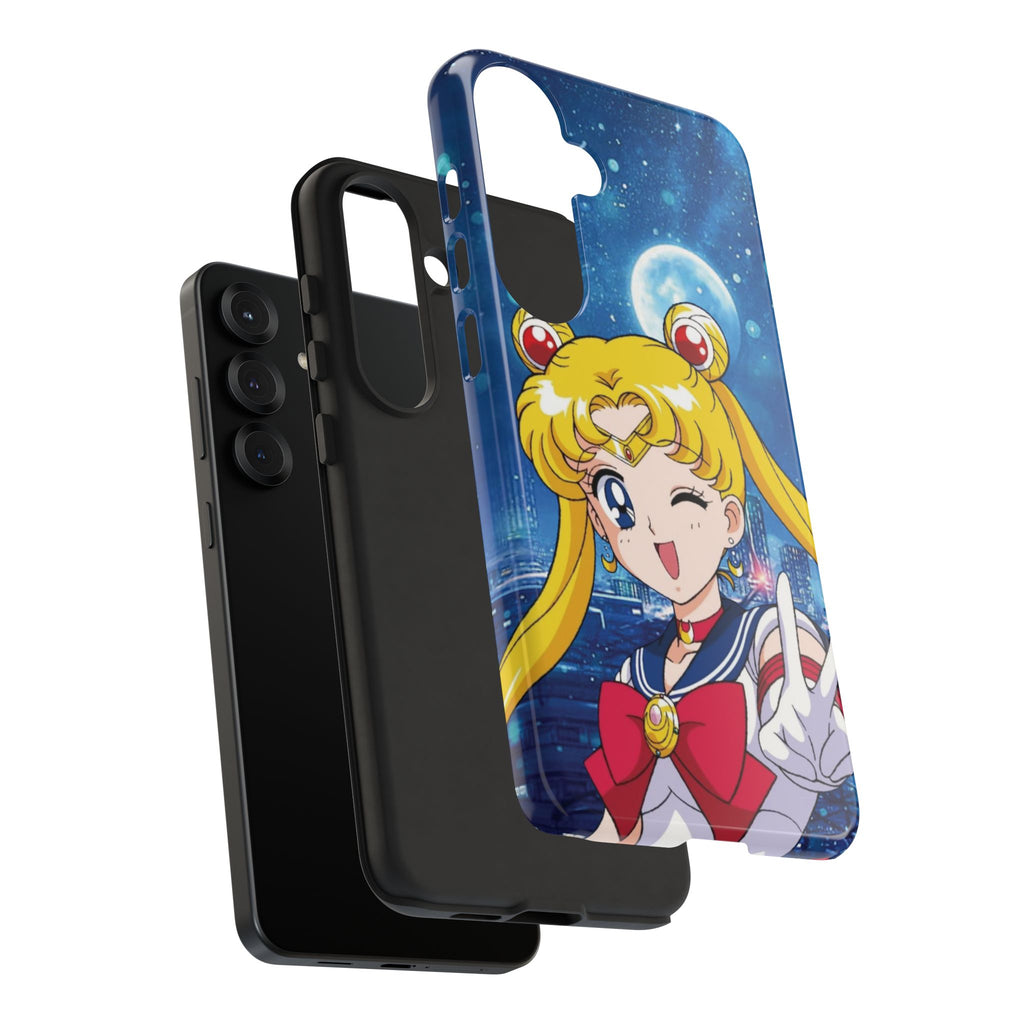 Blue S Moon Tough Case for iPhone, Galaxy, or Google Pixel